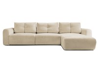 Colțar Extensibil GEORGIA, cu 2 lăzi depozitare, șezlong interschimbabil, 348x190x87 cm - 1