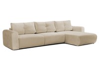 Colțar Extensibil GEORGIA, cu 2 lăzi depozitare, șezlong interschimbabil, 348x190x87 cm - 2