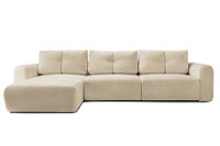 Colțar Extensibil GEORGIA, cu 2 lăzi depozitare, șezlong interschimbabil, 348x190x87 cm - 1