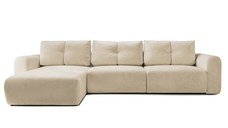 Colțar Extensibil GEORGIA, cu 2 lăzi depozitare, șezlong interschimbabil, 348x190x87 cm