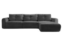 Colțar Extensibil GEORGIA, cu 2 lăzi depozitare, șezlong interschimbabil, 348x190x87 cm - 1