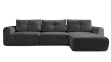 Colțar Extensibil GEORGIA, cu 2 lăzi depozitare, șezlong interschimbabil, 348x190x87 cm