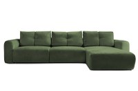 Colțar Extensibil GEORGIA, cu 2 lăzi depozitare, șezlong interschimbabil, 348x190x87 cm - 1