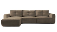 Colțar Extensibil GEORGIA, cu 2 lăzi depozitare, șezlong interschimbabil, 348x190x87 cm