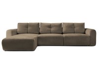 Colțar Extensibil GEORGIA, cu 2 lăzi depozitare, șezlong interschimbabil, 348x190x87 cm - 1