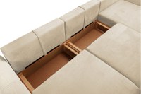 Colțar Extensibil GEORGIA, cu 2 lăzi depozitare, șezlong interschimbabil, 348x190x87 cm - 5