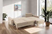 Colțar Extensibil HELSINKI, cu ladă de depozitare, variante stânga/dreapta 261x166x82 cm - 4