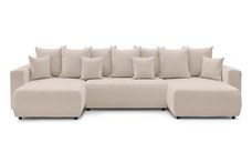 Colțar Extensibil, în formă de U, LIVIGNO, cu ladă de depozitare, 347x154x80 cm