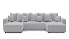 Colțar Extensibil, în formă de U, LIVIGNO, cu ladă de depozitare, 347x154x80 cm