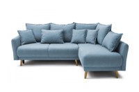 Colțar Extensibil JULIET, cu ladă de depozitare, variante stânga/dreapta, 240x166x95 cm - 1