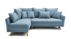 Colțar Extensibil JULIET, cu ladă de depozitare, variante stânga/dreapta, 240x166x95 cm