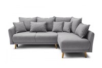 Colțar Extensibil JULIET, cu ladă de depozitare, variante stânga/dreapta, 240x166x95 cm - Outlet - 1