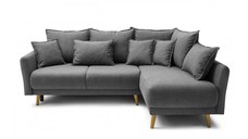 Colțar Extensibil JULIET, cu ladă de depozitare, variante stânga/dreapta, 240x166x95 cm