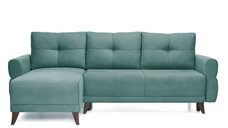 Colțar Extensibil LARIN, cu ladă de depozitare, șezlong interschimbabil, 235x90x100 cm - Outlet
