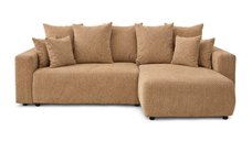 Colțar Extensibil LIVIGNO, cu ladă de depozitare, șezlong interschimbabil, 271x153x95 cm, Caramel - Outlet