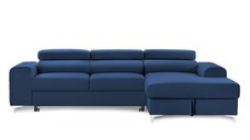 Colțar Extensibil LOFT NEW, cu lada depozitare, tetiere reglabile, 295x170x95 cm