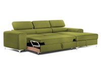 Colțar Extensibil LOFT NEW, cu lada depozitare, tetiere reglabile, 295x170x95 cm - 5