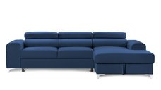 Colțar Extensibil LOFT NEW, cu lada depozitare, tetiere reglabile, 295x170x95 cm