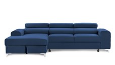 Colțar Extensibil LOFT NEW, cu lada depozitare, tetiere reglabile, 295x170x95 cm