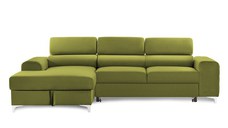 Colțar Extensibil LOFT NEW, cu lada depozitare, tetiere reglabile, 295x170x95 cm