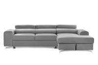 Colțar Extensibil LOFT NEW, cu lada depozitare, tetiere reglabile, 295x170x95 cm - 1