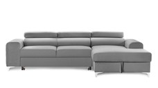 Colțar Extensibil LOFT NEW, cu lada depozitare, tetiere reglabile, 295x170x95 cm