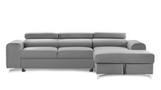 Colțar Extensibil LOFT NEW, cu lada depozitare, tetiere reglabile, 295x170x95 cm