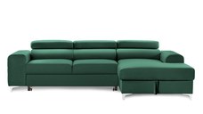 Colțar Extensibil LOFT NEW, cu lada depozitare, tetiere reglabile, 295x170x95 cm