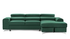 Colțar Extensibil LOFT NEW, cu lada depozitare, tetiere reglabile, 295x170x95 cm
