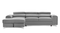 Colțar Extensibil LOFT NEW, cu lada depozitare, tetiere reglabile, 295x170x95 cm