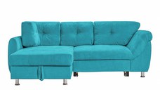 Colțar Extensibil MERLIN, cu lada depozitare, variante stânga/dreapta, 230 x 190 x 93 cm