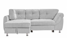 Colțar Extensibil MERLIN, cu lada depozitare, variante stânga/dreapta, 230 x 190 x 93 cm
