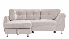 Colțar Extensibil MERLIN, cu lada depozitare, variante stânga/dreapta, 230 x 190 x 93 cm