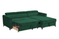 Colțar Extensibil MIZZONI, cu lada depozitare, tetiere reglabile, 250 x 175 x 94 cm - 2