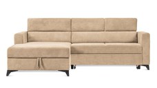 Colțar Extensibil MIZZONI, cu lada depozitare, tetiere reglabile, 250 x 175 x 94 cm