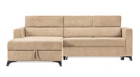 Colțar Extensibil MIZZONI, cu lada depozitare, tetiere reglabile, 250 x 175 x 94 cm - 1