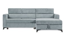 Colțar Extensibil MIZZONI, cu lada depozitare, tetiere reglabile, 250 x 175 x 94 cm
