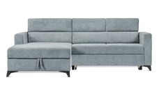 Colțar Extensibil MIZZONI, cu lada depozitare, tetiere reglabile, 250 x 175 x 94 cm