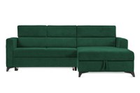 Colțar Extensibil MIZZONI, cu lada depozitare, tetiere reglabile, 250 x 175 x 94 cm - 1