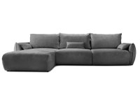 Colțar Extensibil OSAKA, cu 2 lăzi depozitare, șezlong interschimbabil, 338x190x87 cm - 1