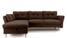 Colțar Extensibil STOCHOLM, cu ladă de depozitare, variante stânga/dreapta 270x210x90 cm