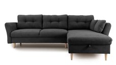 Colțar Extensibil STOCHOLM, cu ladă de depozitare, variante stânga/dreapta 270x210x90 cm