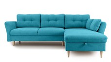 Colțar Extensibil STOCHOLM, cu ladă de depozitare, variante stânga/dreapta 270x210x90 cm