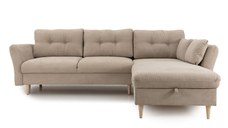 Colțar Extensibil STOCHOLM, cu ladă de depozitare, variante stânga/dreapta 270x210x90 cm