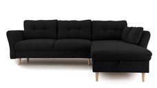Colțar Extensibil STOCHOLM, cu ladă de depozitare, variante stânga/dreapta 270x210x90 cm