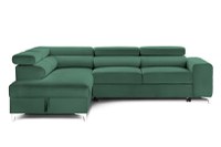 Colțar Extensibil TIME NEW, cu lada depozitare, tetiere reglabile, 285x220x95 cm - 1
