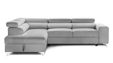 Colțar Extensibil TIME NEW, cu lada depozitare, tetiere reglabile, 285x220x95 cm