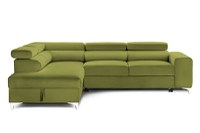 Colțar Extensibil TIME NEW, cu lada depozitare, tetiere reglabile, 285x220x95 cm - 1