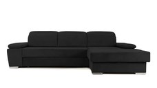 Colțar Extensibil TRENDY, cu ladă de depozitare, cu tetiere reglabile, variante stânga/dreapta 295x170x105 cm