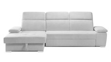 Colțar Extensibil TRENDY, cu ladă de depozitare, cu tetiere reglabile, variante stânga/dreapta 295x170x105 cm